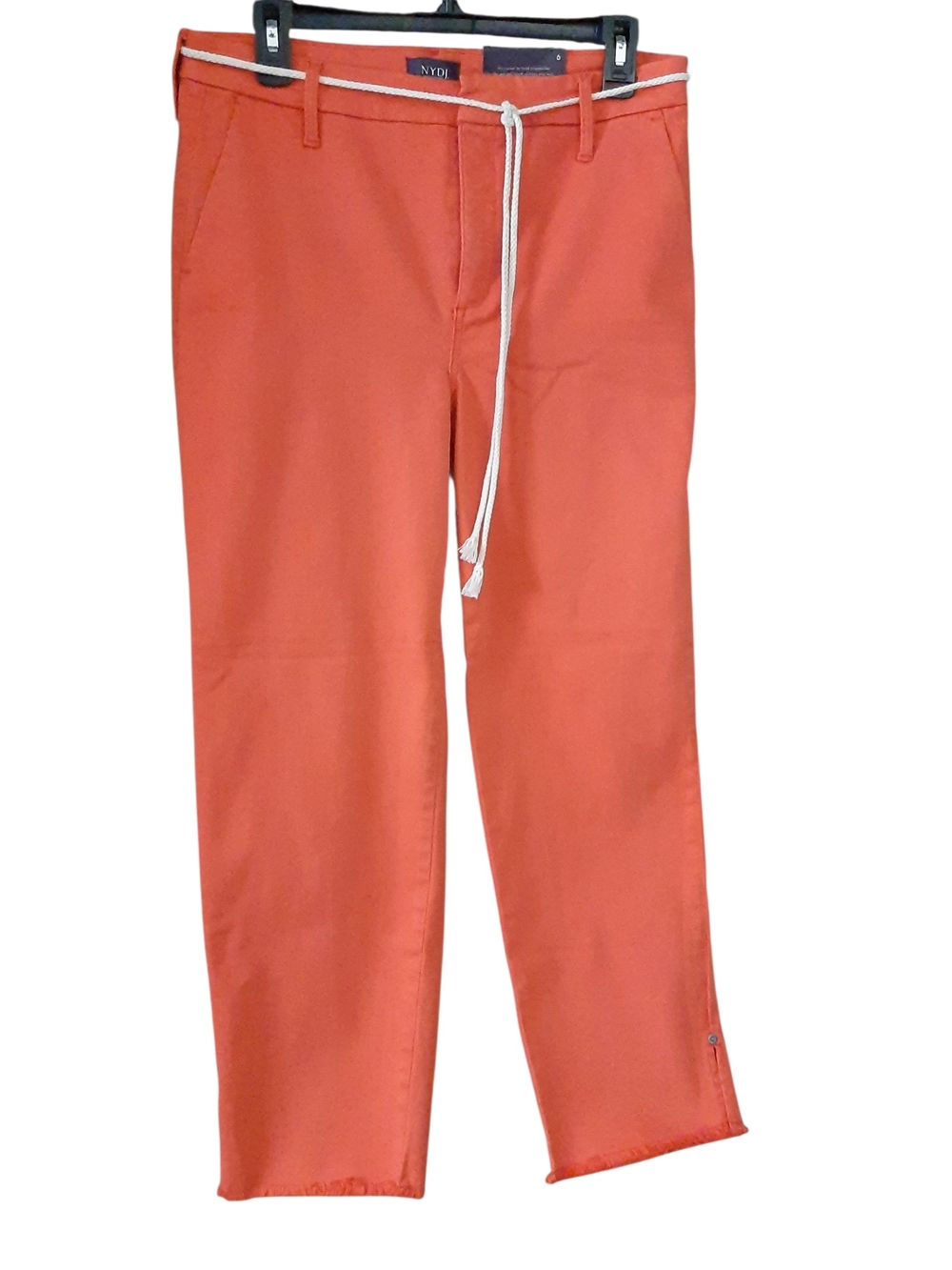 NYDJ Size 6 Lift Tuck Technology Women's Coral Straight-Leg Pants